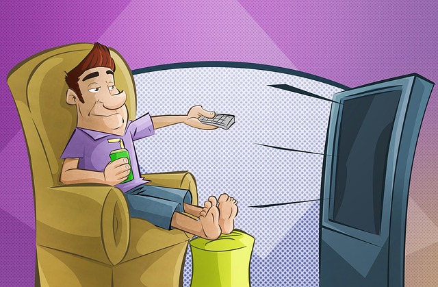 sledování TV